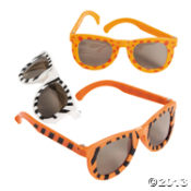 Animal Print Sunglasses<br>1 dozen